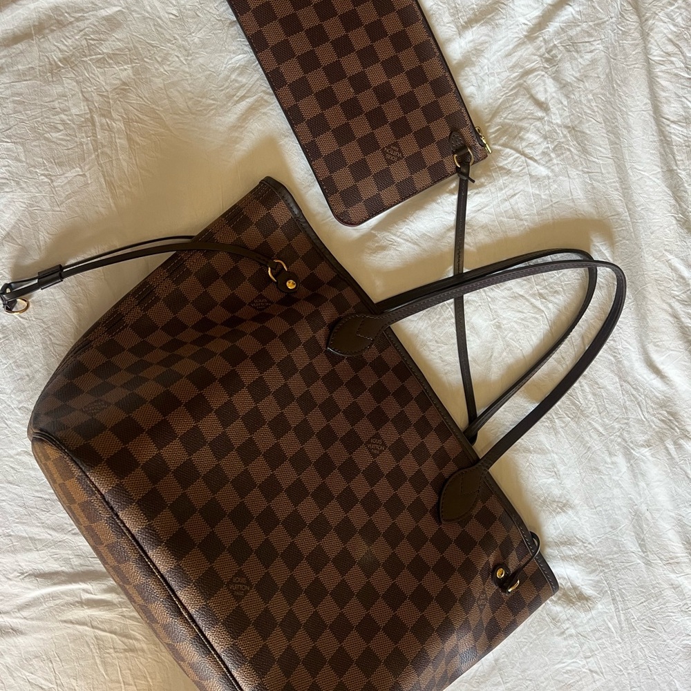 Louis Vuitton Brown Checkered Women Bag